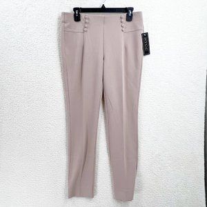 NYCC new york clothing co. Cream color Stretchy Ankle Pants Size 8P NWT